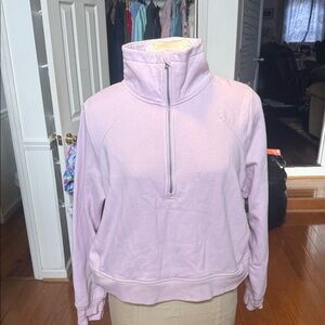 All in Motion Light Purple Quarter-Zip Sweatshirt